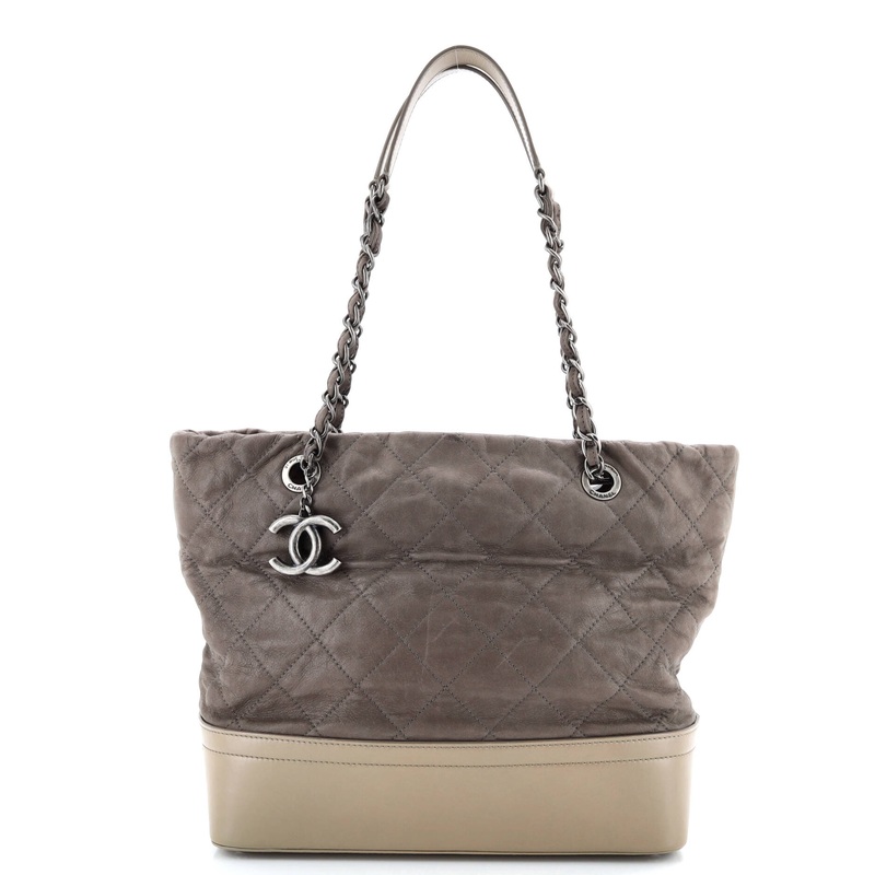 VIP Tote Quilted Iridescent Calfskin Medium