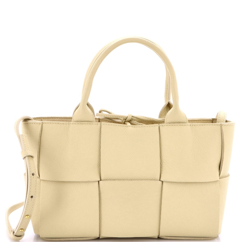 Arco Tote Maxi Intrecciato Leather Mini