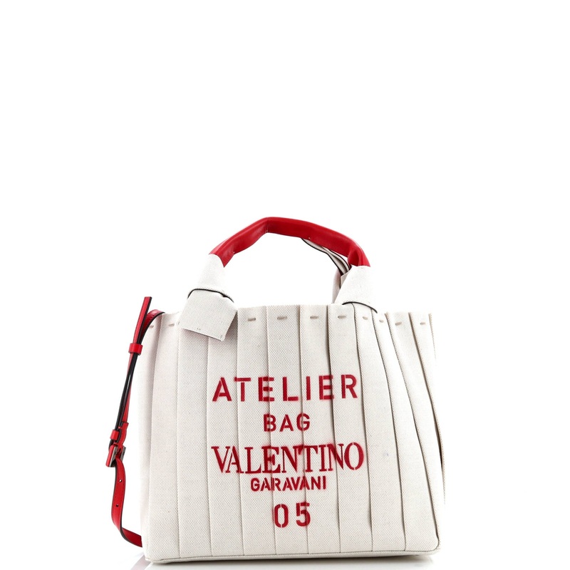 Atelier 05 Tote Pleated Canvas Medium