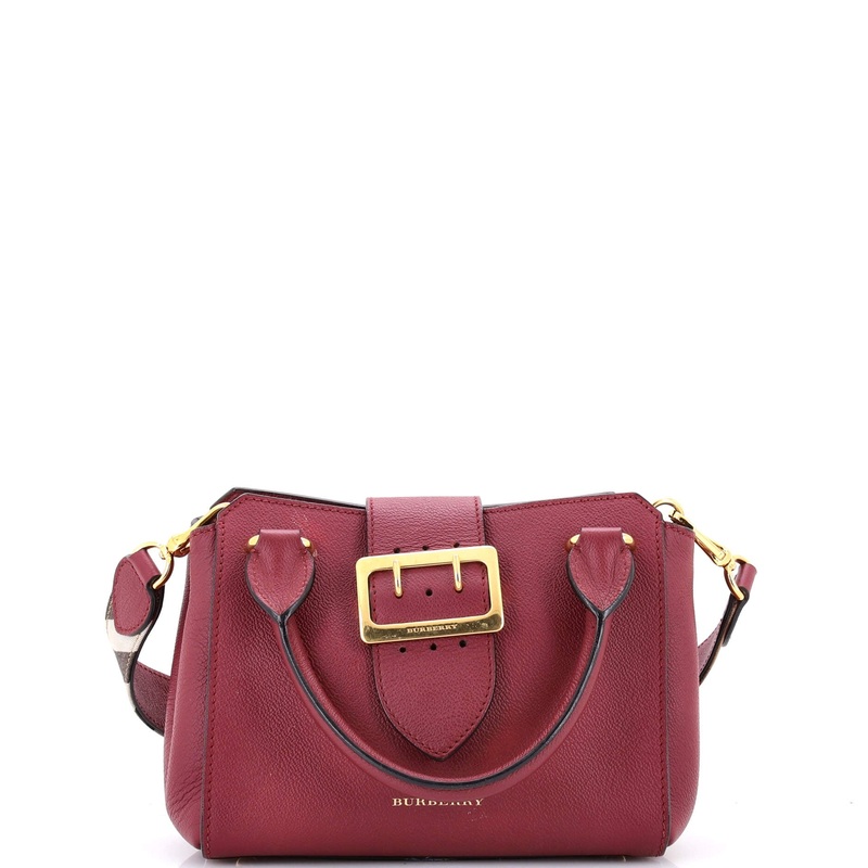 Buckle Tote Leather Small