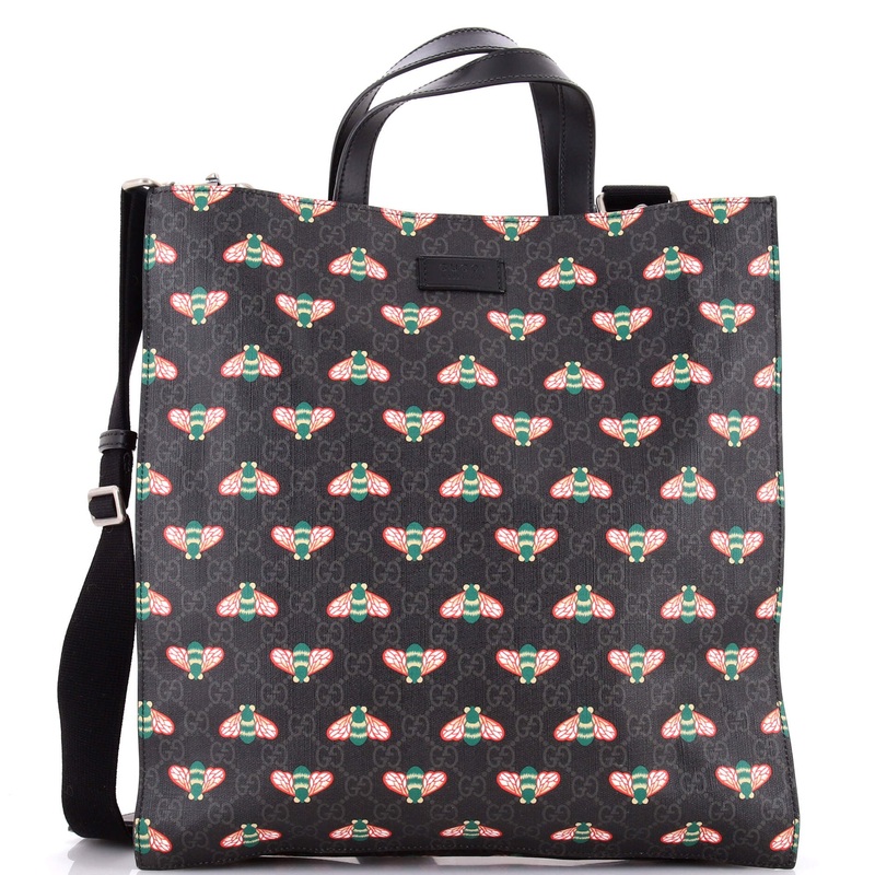 Convertible Soft Open Tote Printed GG Coated Canvas Tall