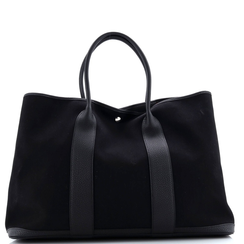 Garden Party Tote Toile and Leather 49