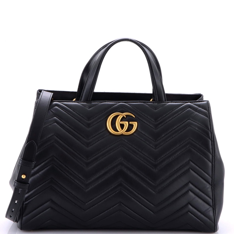 GG Marmont Tote Matelasse Leather Medium