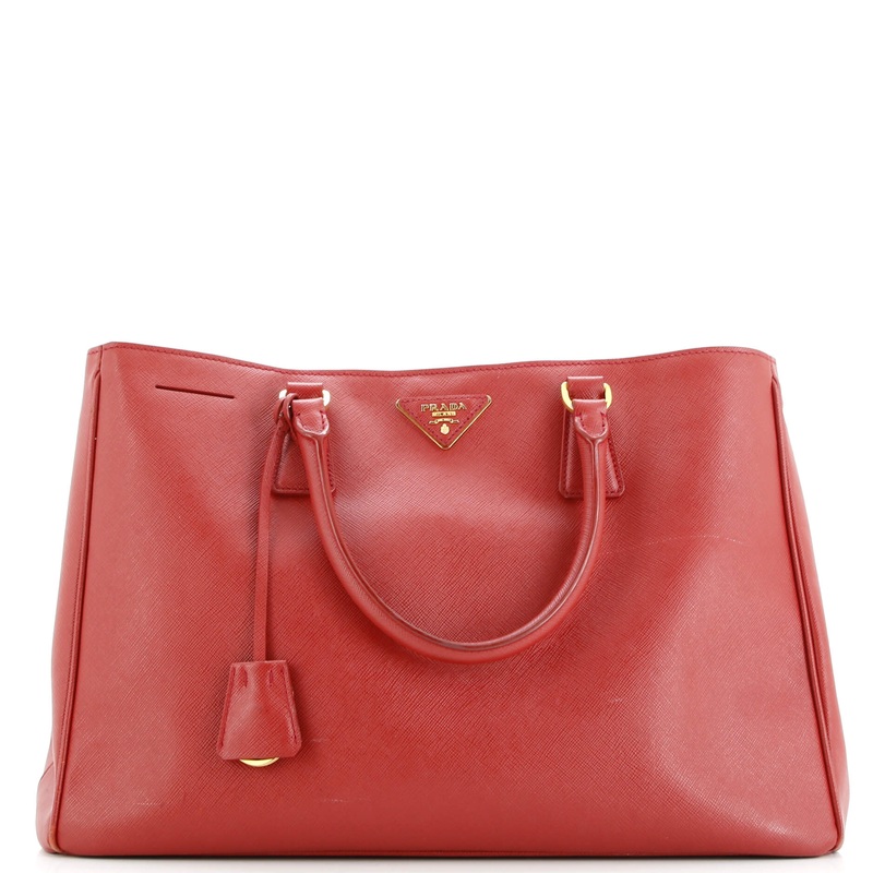 Lux Open Tote Saffiano Leather Large