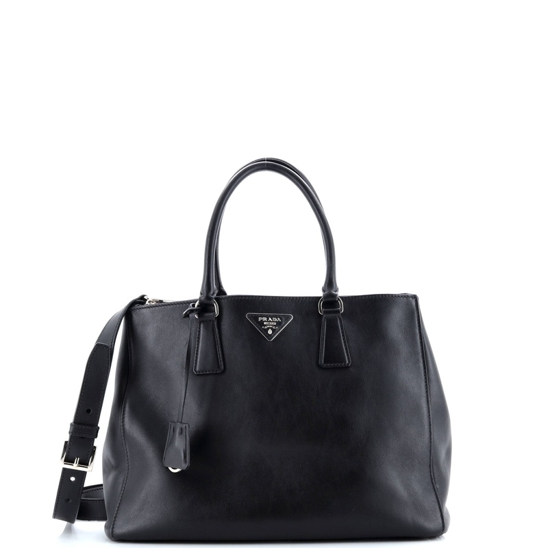 Lux Open Tote Saffiano Leather Medium