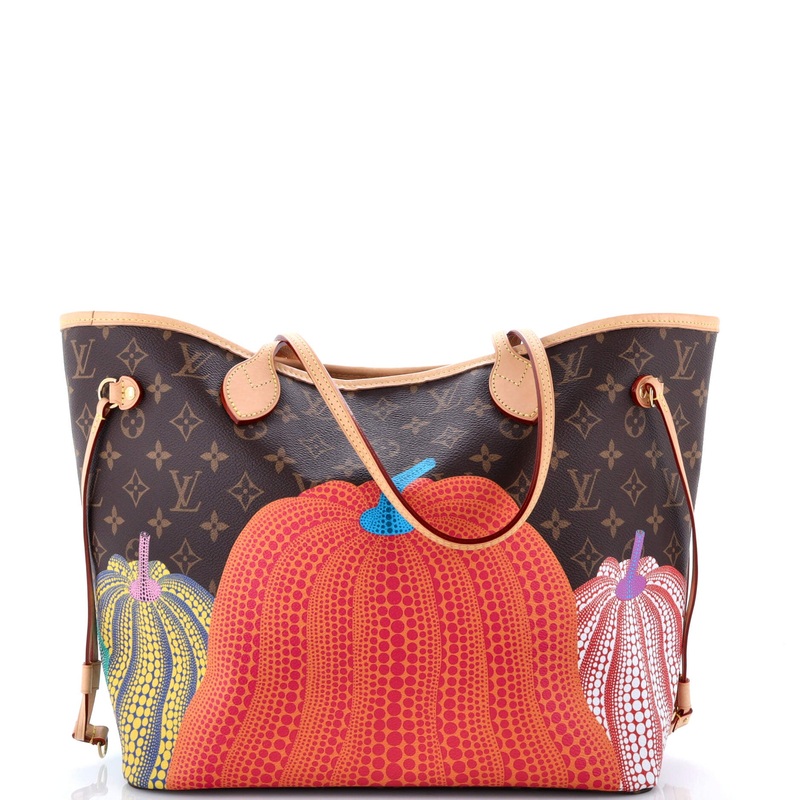 Neverfull NM Tote Yayoi Kusama Pumpkins Monogram Canvas MM