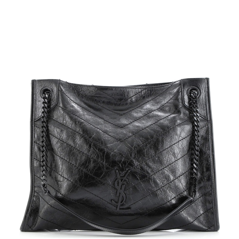 Niki Shopping Tote Matelasse Chevron Leather Medium