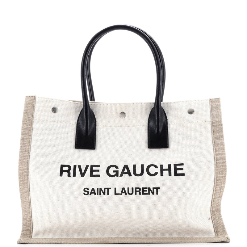 Rive Gauche Shopper Tote Canvas Small