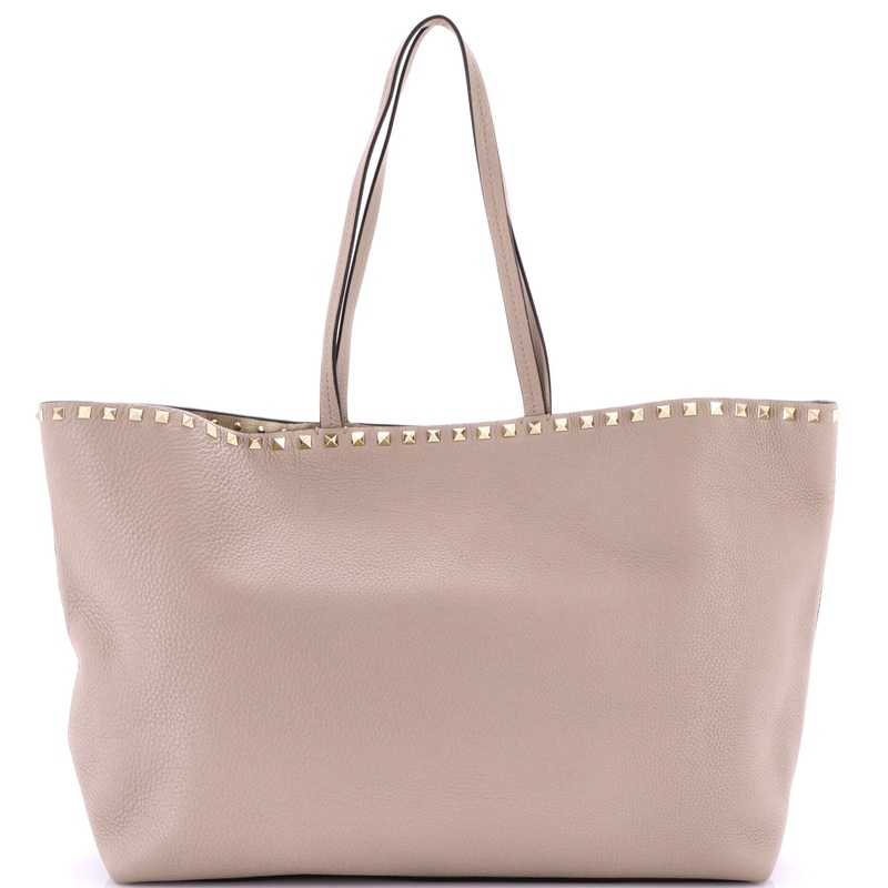 Rockstud Shopper Tote Leather Large
