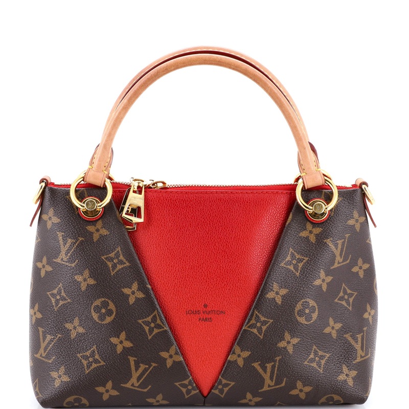 V Tote Monogram Canvas and Leather BB