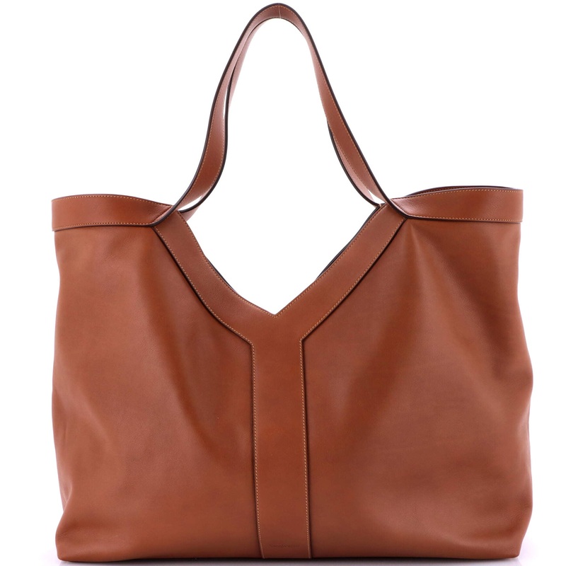 Y Tote Leather Large