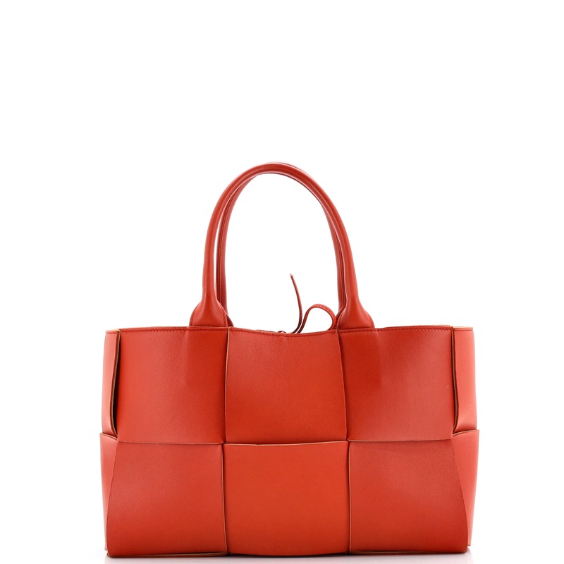 Arco Tote Maxi Intrecciato Leather Small