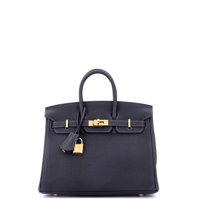 Birkin Handbag Caban Togo with Gold Hardware 25