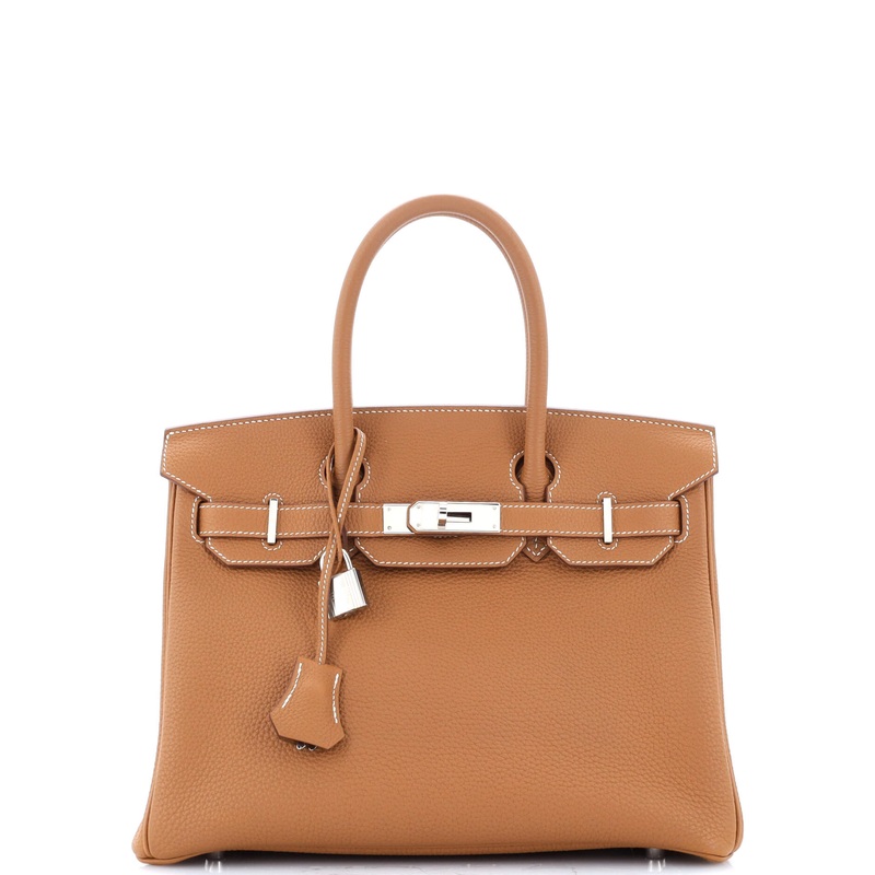 Birkin Handbag Gold Togo with Palladium Hardware 30