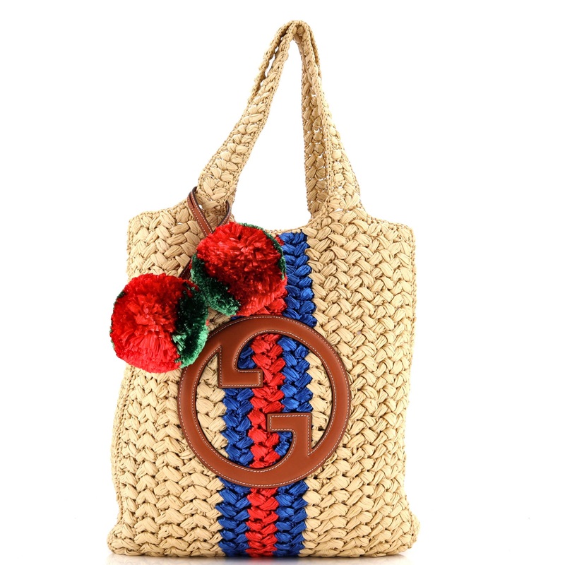 Blondie NM Open Tote Raffia Small