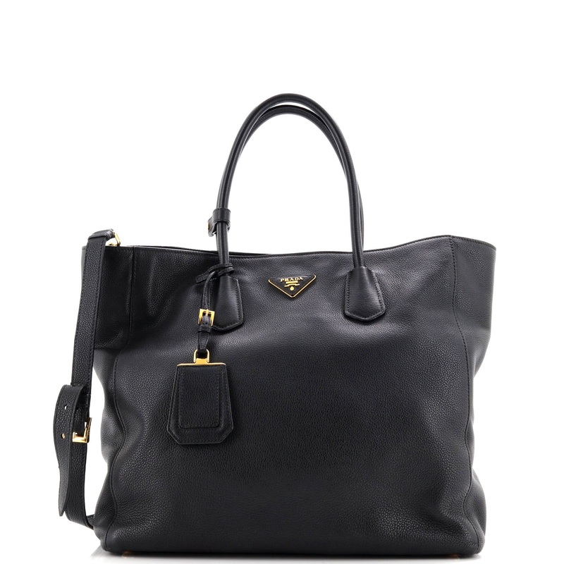 Convertible Shopping Tote Vitello Daino Medium