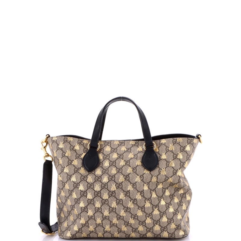 Convertible Soft Tote Printed GG Coated Canvas Small