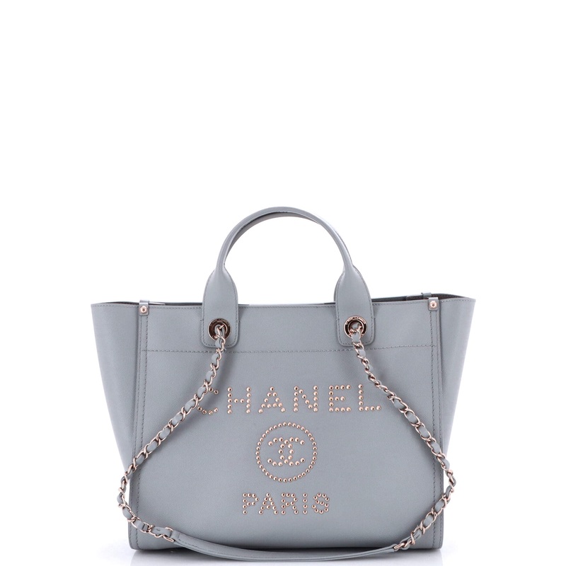 Deauville Tote Studded Caviar Small