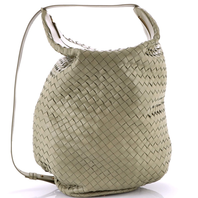 Hop Bag Intrecciato Leather Extra Large