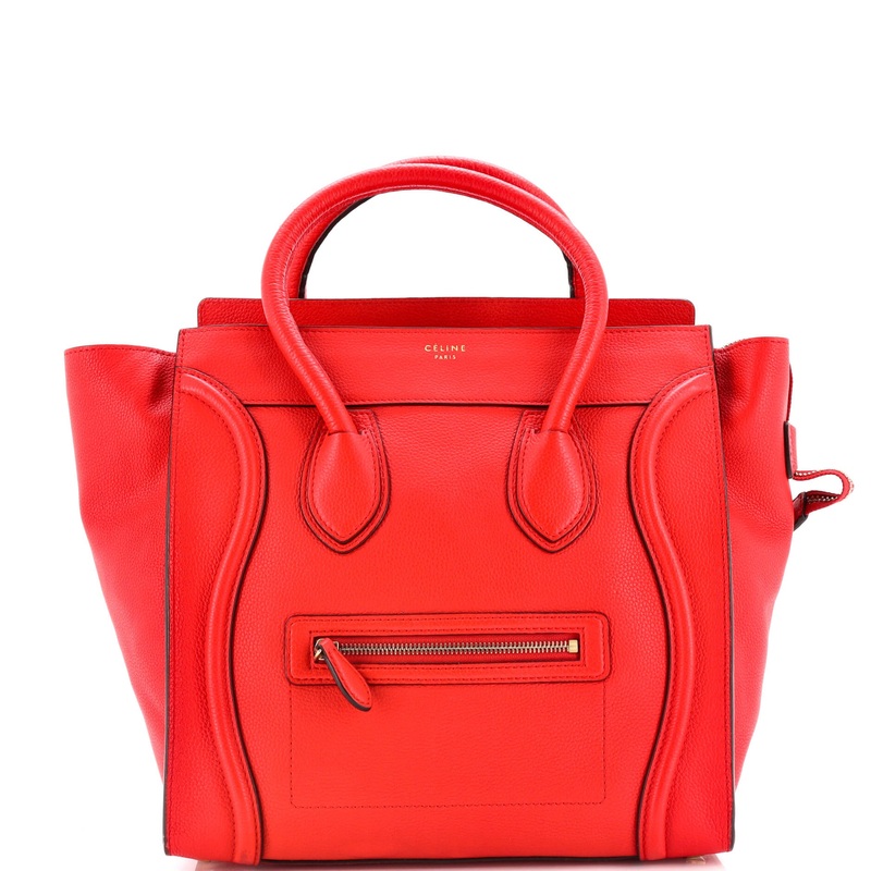 Luggage Bag Grainy Leather Mini