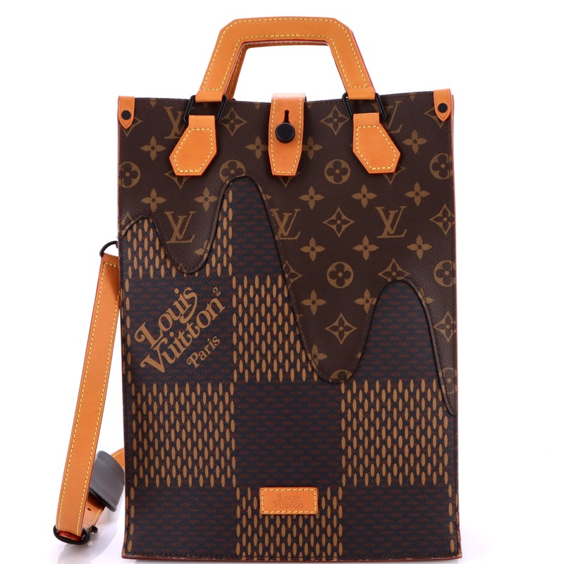 Nigo Tote Limited Edition Giant Damier and Monogram Canvas Mini