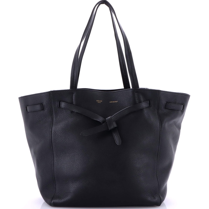 Phantom Tie Cabas Tote Leather Medium