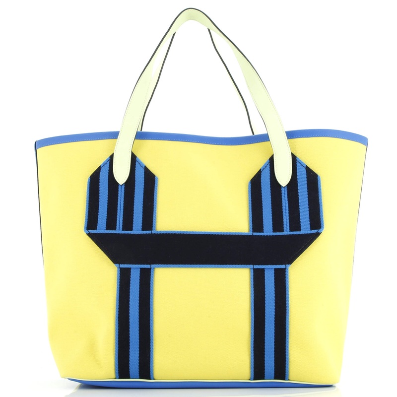 Pursangle Tote Canvas with Leather
