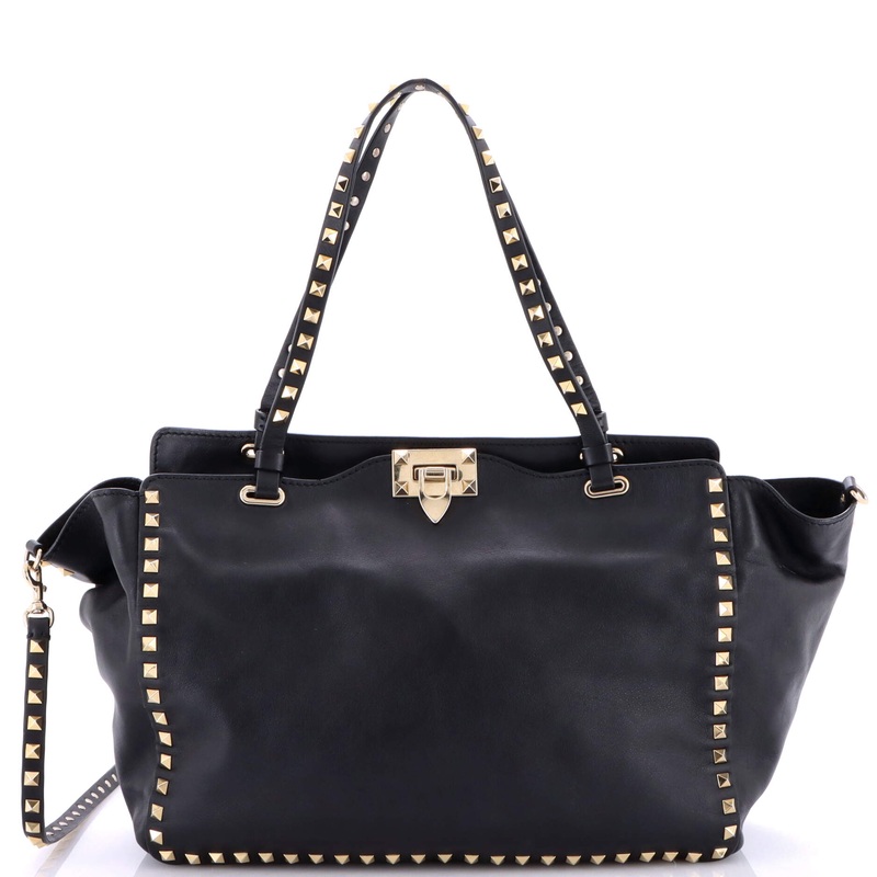Rockstud Tote Soft Leather Medium