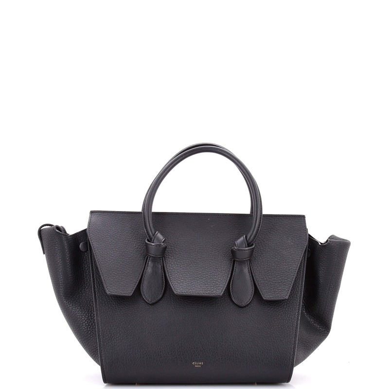 Tie Knot Tote Grainy Leather Small