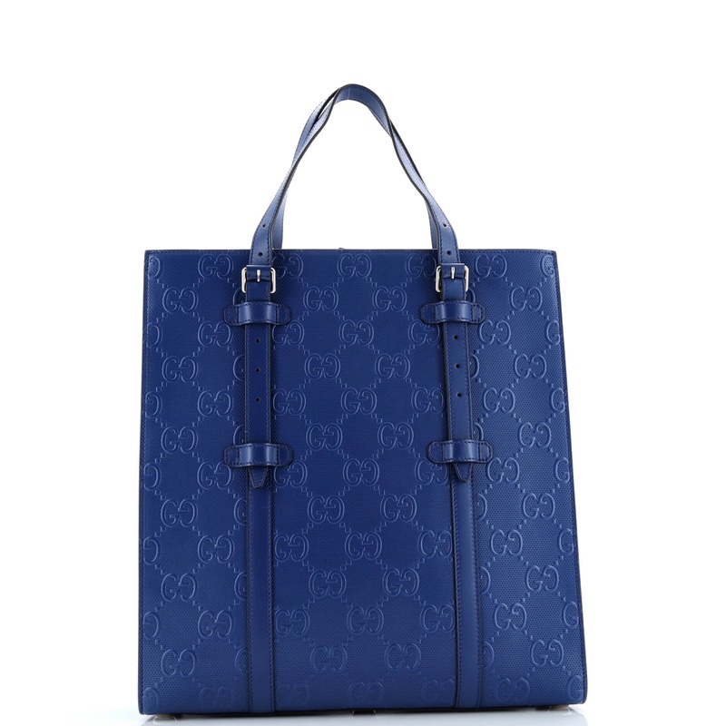 Tote Bag GG Embossed Perforated Leather Medium