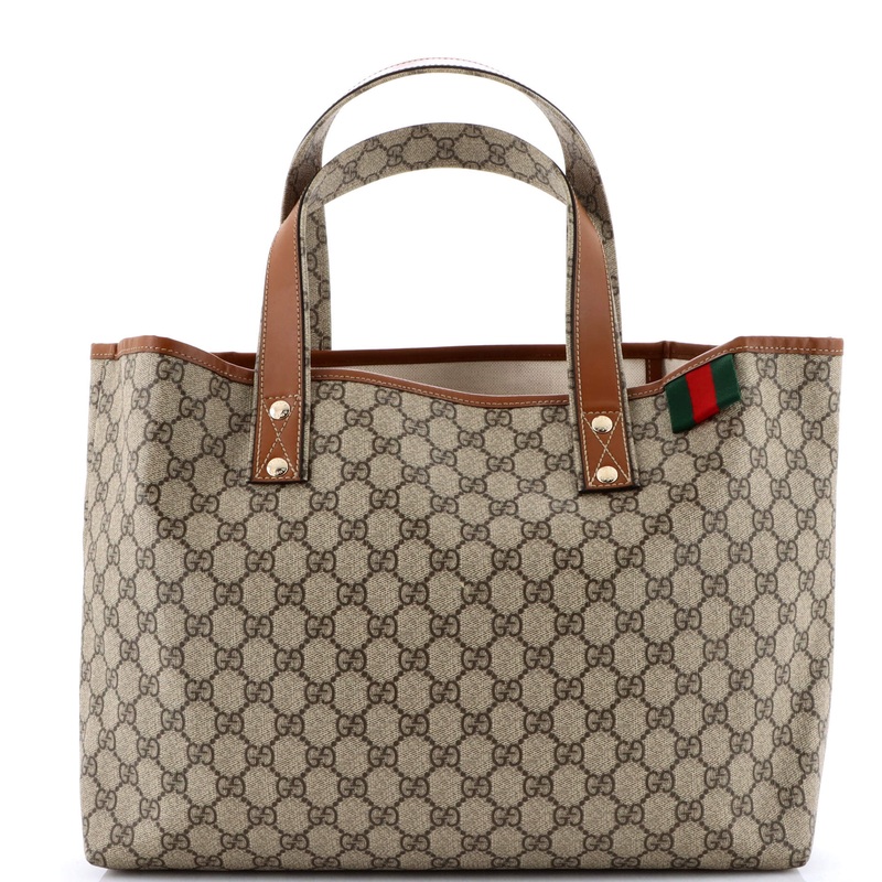 Web Loop Tote GG Coated Canvas Medium