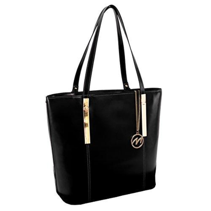 Cristina Leather Ladies' Tote with Tablet Pocket