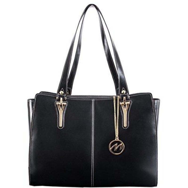 Glenna Leather Ladies' Tote With Tablet Pocket