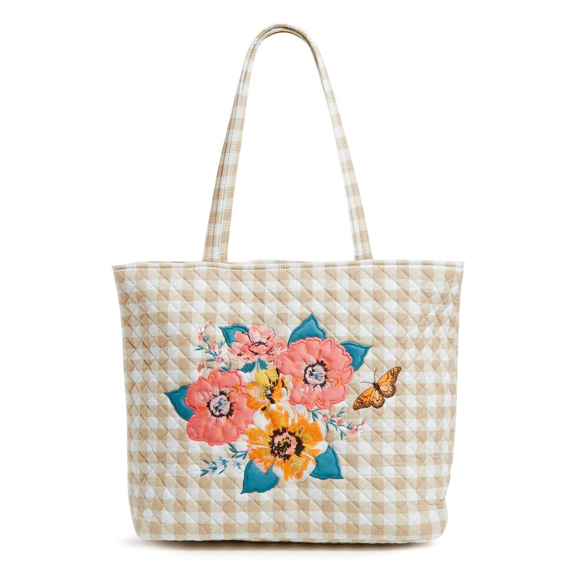 Vera Tote Bag - Peach Blossom Picnic