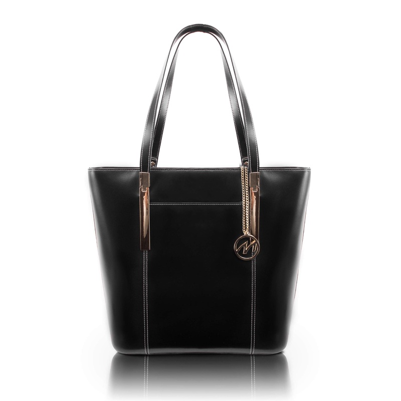 McKlein USA Deva Leather Ladies' Tote With Tablet Pocket
