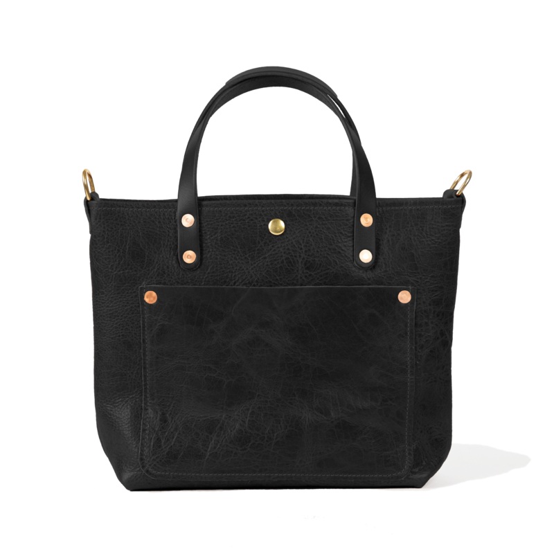 Black Navajo Bison Mini Travel Tote