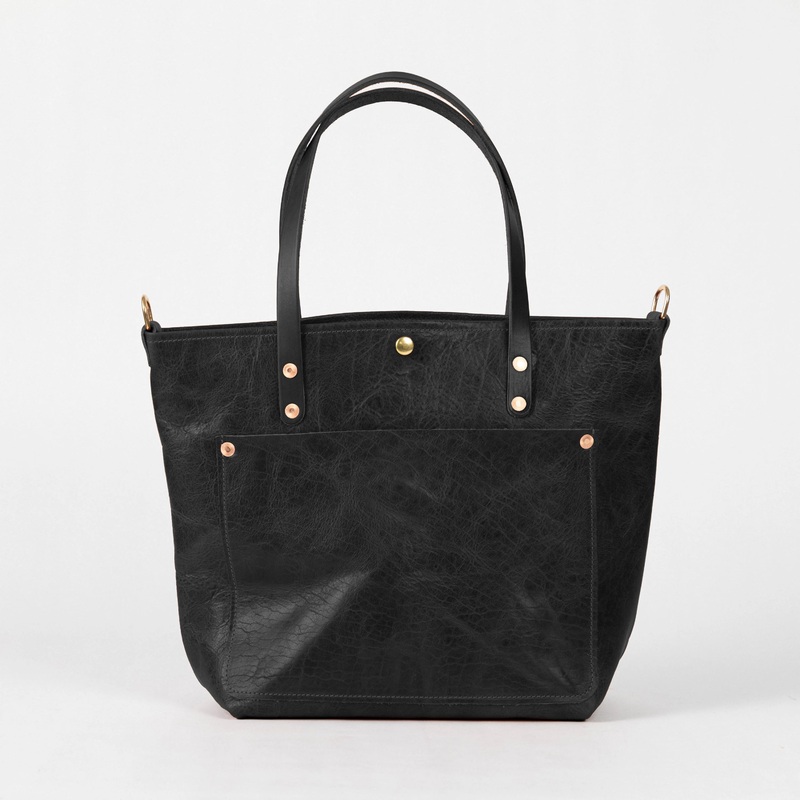 Black Navajo Bison Travel Tote