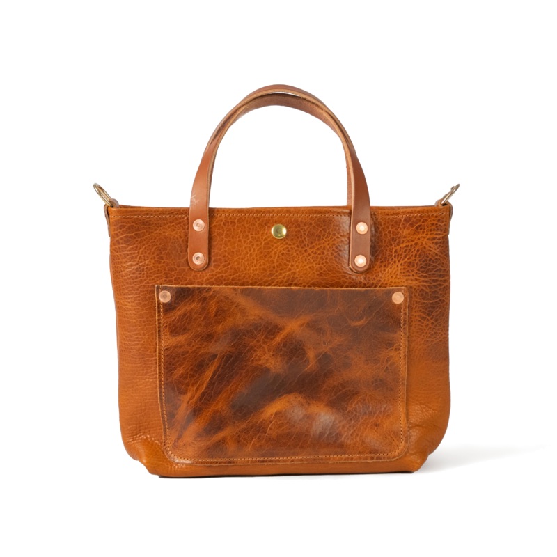 Honey Navajo Bison Mini Travel Tote