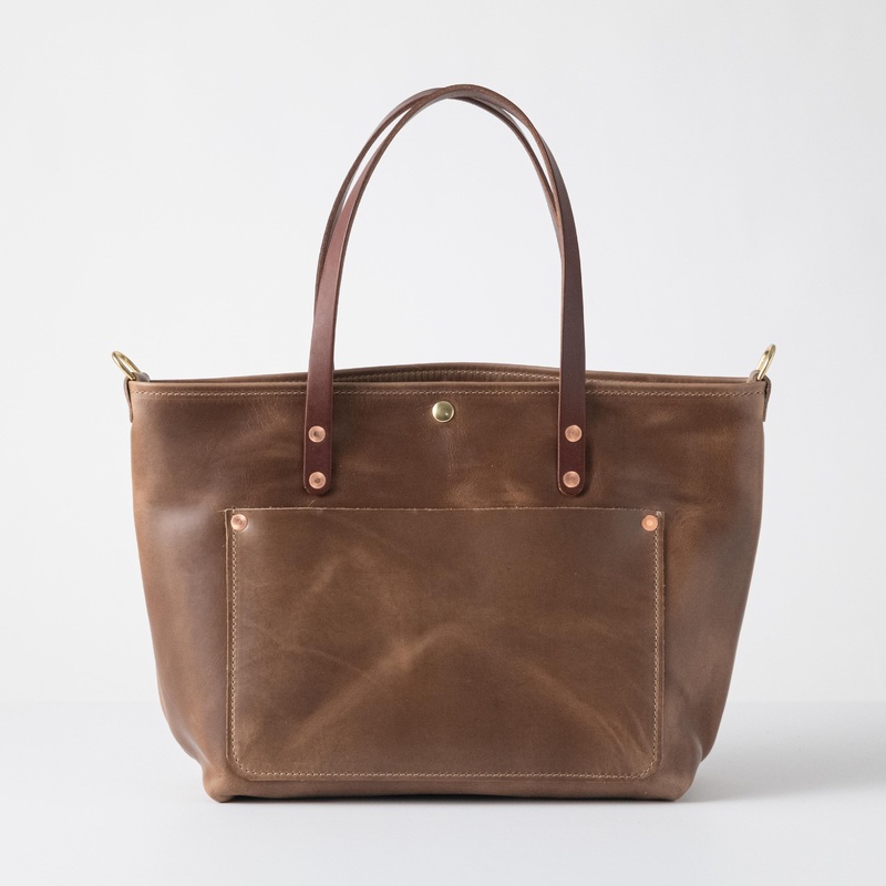 Natural Chromexcel East West Travel Tote