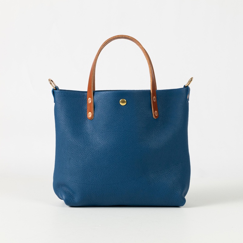Scratch-and-Dent Cobalt Bulldog Mini Tote