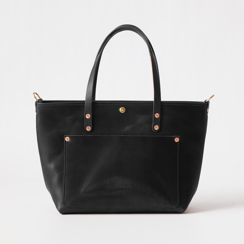 Black Double Shot East West Travel Tote
