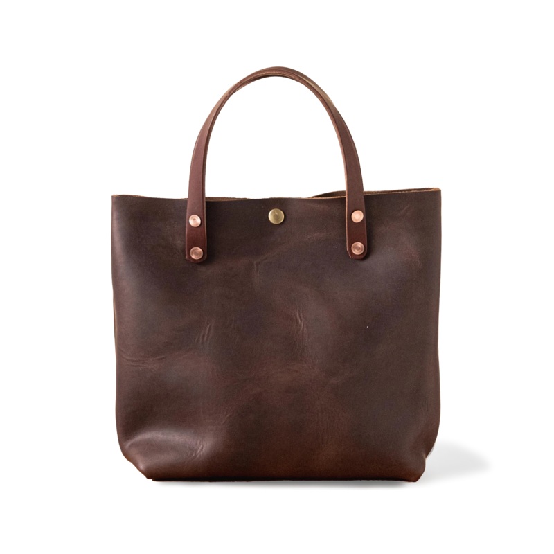 Brown Chromexcel Mini Tote