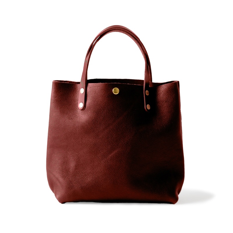 Dark Tan Bulldog Mini Tote