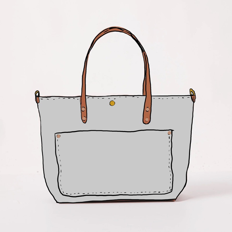 Horween Roulette East West Travel Tote