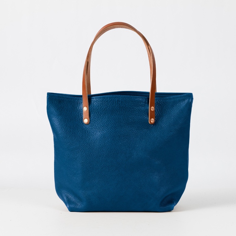 Scratch-and-Dent Cobalt Bulldog Tote