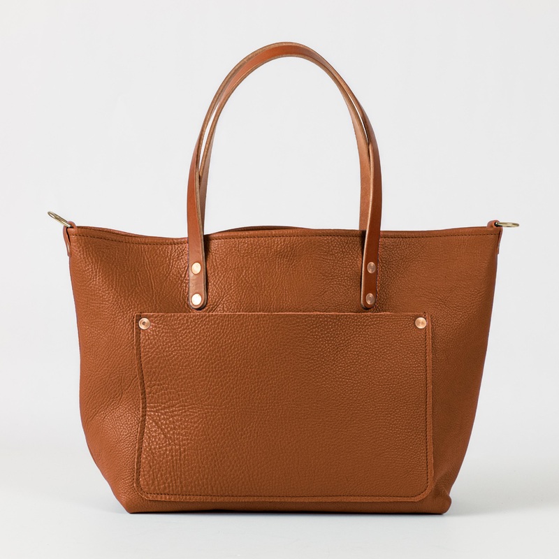 Scratch-and-Dent Honey Bulldog Market Tote