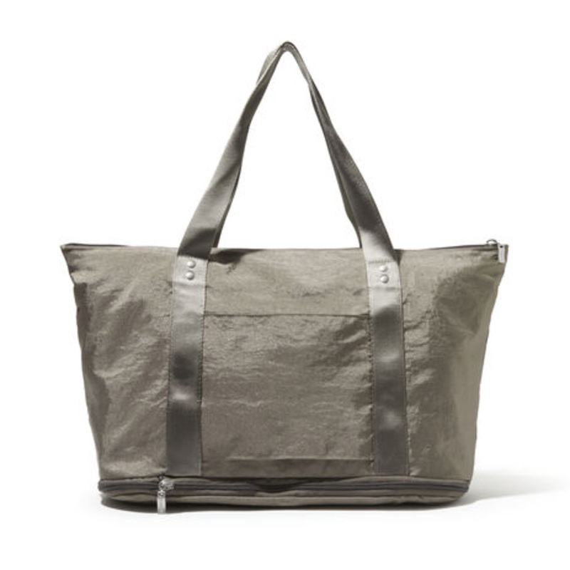 Baggallini Carryall Expandable Packable Tote - Sterling Shimmer