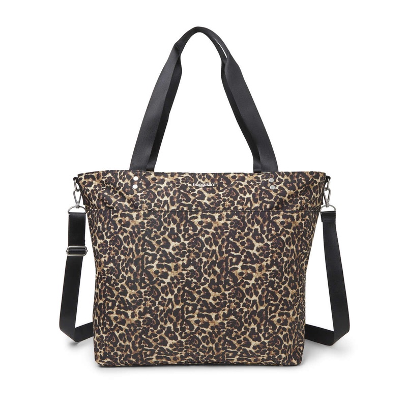 Baggallini Large Carryall tote - Wild Cheetah