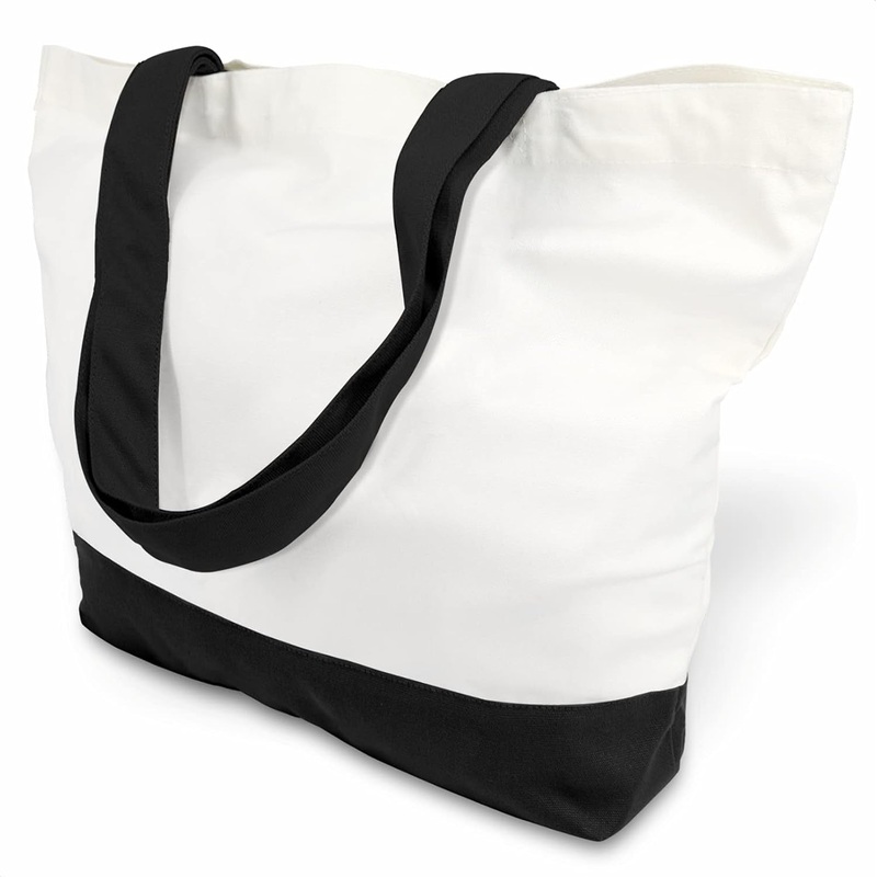 Cotton Canvas Tote Bag Reusable Grocery Shopping Cloth Bag, 1 Pack