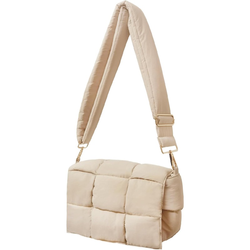 Hand-Woven Puffy Shoulder Bags for women Soft  Light weight Crossbody